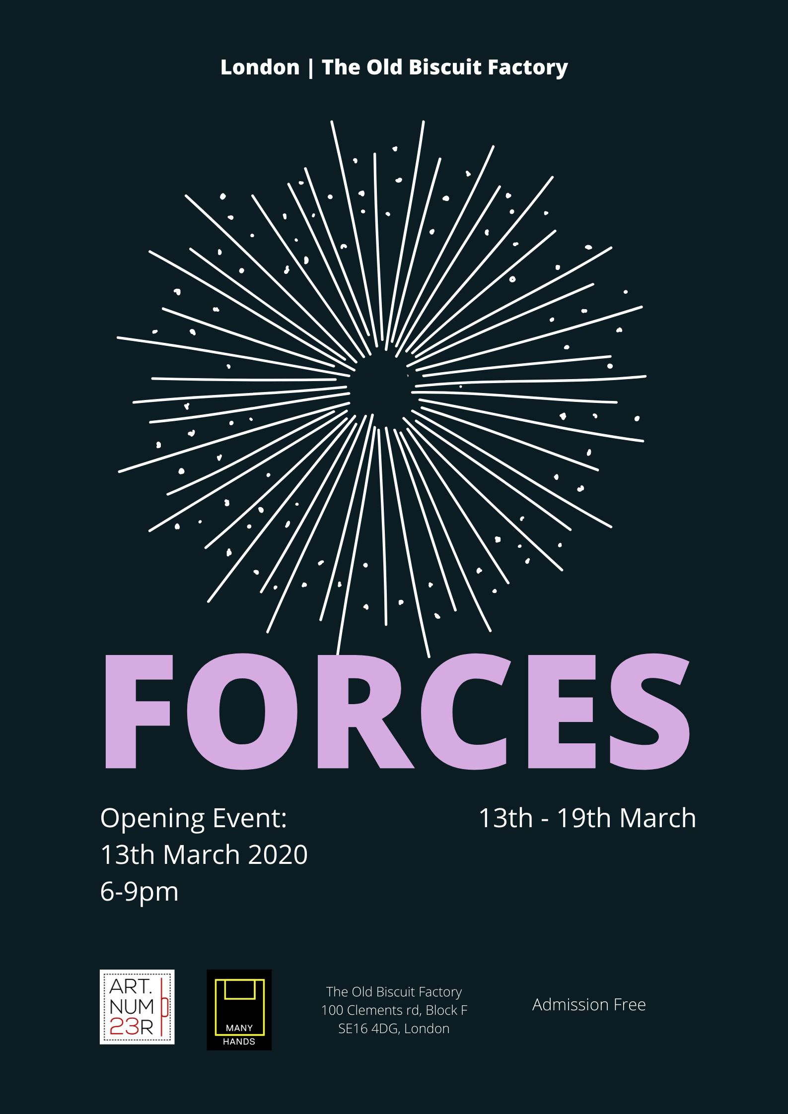 Forces exhibition poster