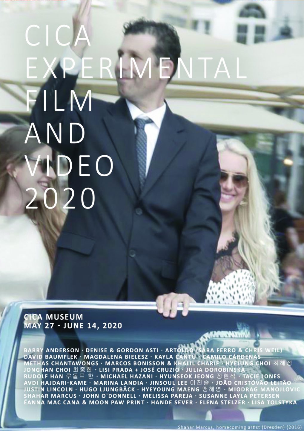 CICA Experimental Film and Video 2020 poster