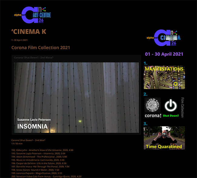 Alphabet Art Centre Cinema K